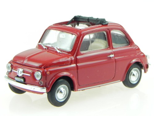 Fiat 500 1965 rot - 1965, modellauto