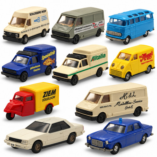 10x modellautos h0 - 10x,