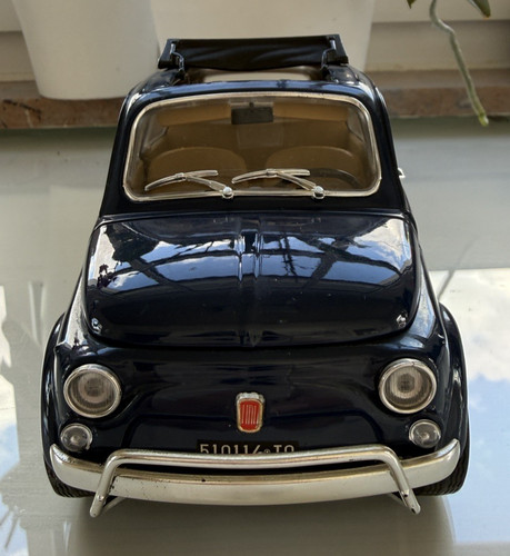 Bburago fiat 500 blau - 500, 1:16