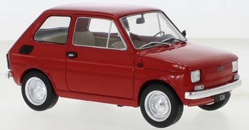 Fiat 126 1972 rot - , modellauto