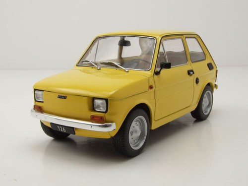 Fiat 126 1972 gelb - , modellauto