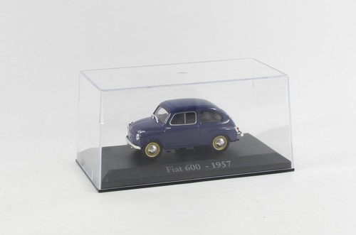 Fiat 600 1957 blau diecast - fiat,